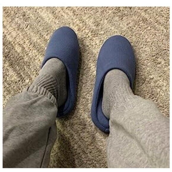 ULTRAIDEAS Men's Lightweight Cotton Slippers with Memory Foam and Soft Sole - Picture 11 of 11